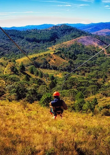Kyle ziplining through the Laurel Mountains 8-2-17 Aunt Heather Piper