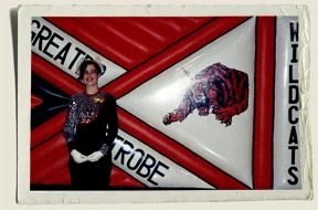 Aunt Heather Piper Greater Latrobe High School Heather Piper at Greater Latrobe Senior High gym