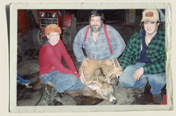 Ryan, Ron, Chad Piper- Ryans first buck Ryan, Ron, Chad Piper- Ryans first buck- Aunt Heather Piper