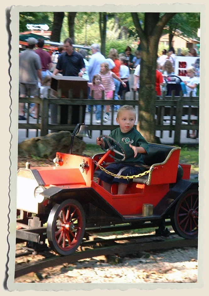 Kyle Piper at Idlewild Park- the cars 