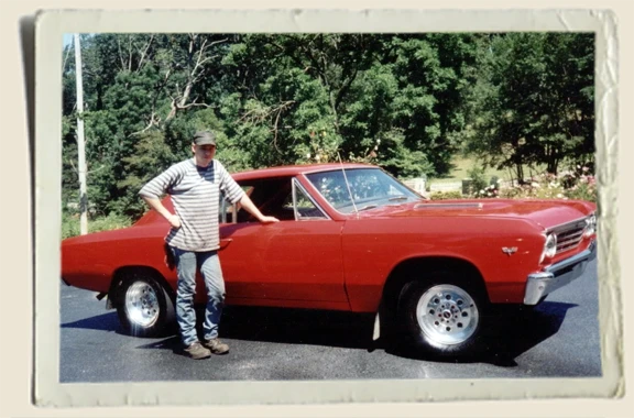 Ryan Piper and his 67 Chevelle Aunt Heather Piper 