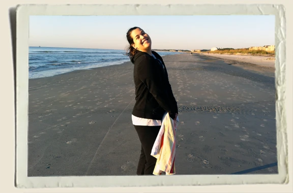 Heather-Piper-Hilton-Head Heather Piper on the beach at Hilton Head