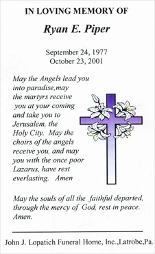 Ryan-Funeral-Card--Heather-Piper Ryan Piper Funeral Card Heather Piper