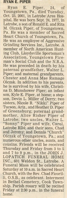 Ryan-Obit--Heather-Piper Ryans Obituary