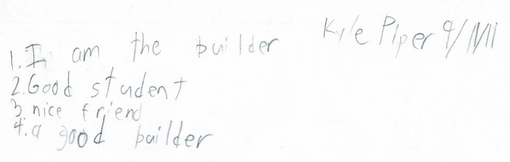 Kyle personal list- Heather Piper 