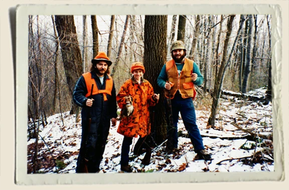 Ryan Hunting with friends Heather Piper 