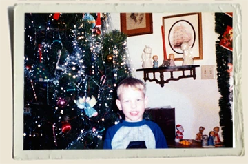 1984 Ryan at Christmas - Aunt Heather Piper 