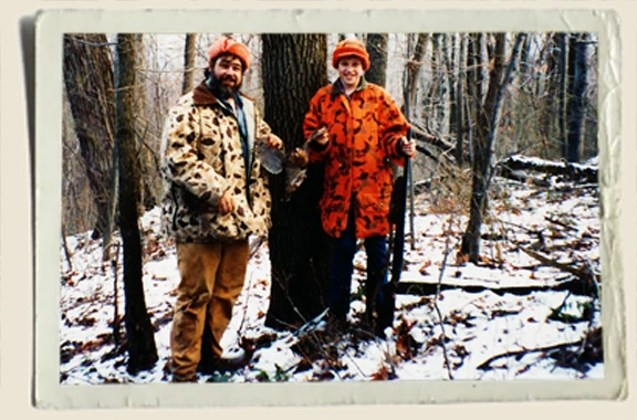 Dad and Ryan hunting Aunt Heather Piper 