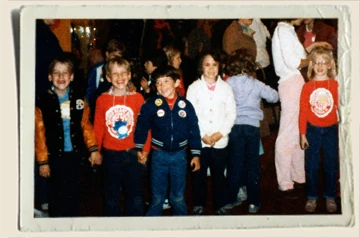 Ryan at Sacred Heart fieldtrip - Aunt Heather Piper
