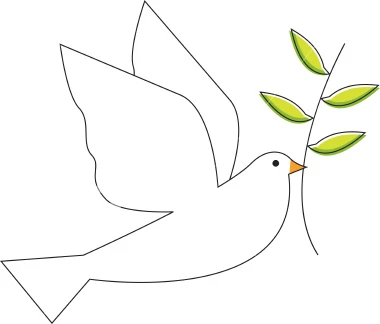 Dove and olive branch Aunt Heather Piper 