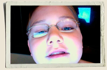 Kyle up close on ibooth Aunt Heather Piper