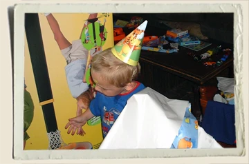 Kyle Piper on his 3rd birthday