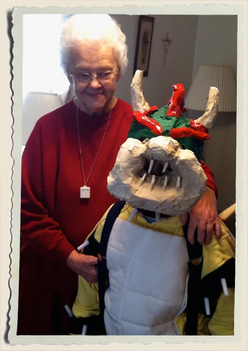 Kyle with Mrs. Castellanni - Aunt Heather Piper 