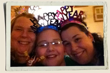 Nicole Kyle and Aunt Heather Piper New Year's Eve 2011