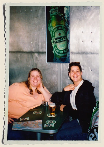 Nicole Piper and Aunt Heather Piper in Ireland 2005