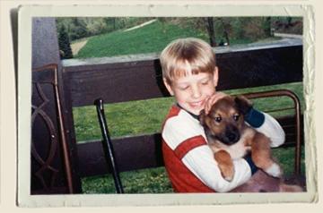 Ryan Piper holding Jill 1984 Aunt Heather Piper
