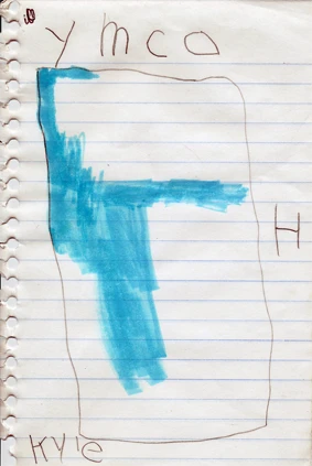 Kyle-YMCA-drawing-Aunt-Heather-Piper
