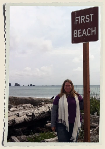 Nicole-at-Second-Beach-Aunt-Heather-Piper