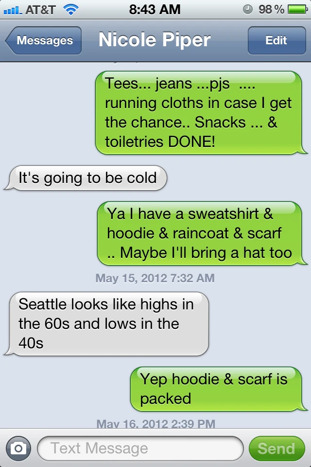 Text 3 Aunt Heather Piper