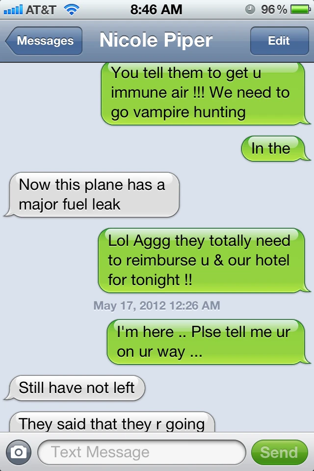 Text 6 Aunt Heather Piper
