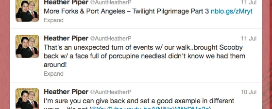 Twitter Scooby & Porcupine Aunt Heather Piper Twitter Scooby & Porcupine Aunt Heather Piper