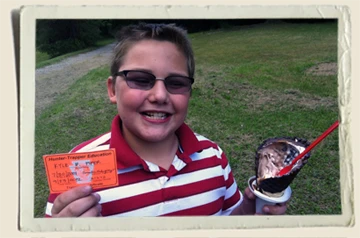 Kyle-with-Hunters-Safety-License-9-23-12-Aunt-Heather-Piper