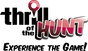 Thrill of the Hunt Scavenger Hunt logo - Aunt Heather Piper 
