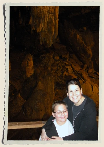 Aunt-Heather-Piper-&-Kyle-in-WV-Caves