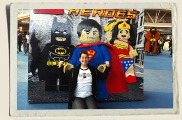 Aunt Heather Piper with Lego Superfriends 12-1-12 Aunt Heather Piper with Lego Superfriends 12-1-12