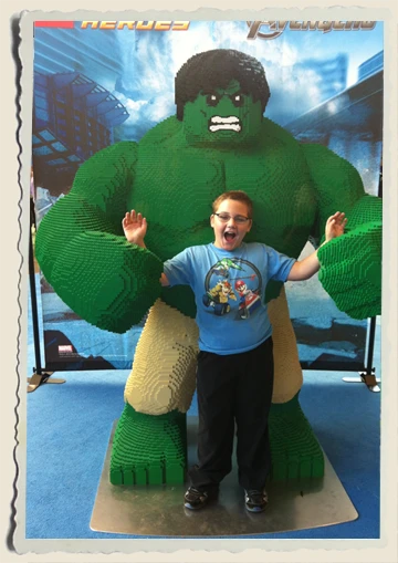 Kyle Lego Hulk Aunt Heather Piper 12-1-12 Kyle Lego Hulk Aunt Heather Piper 12-1-12