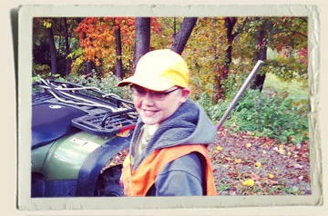 Kyle-Mentor-Hunting-10-19-12 Aunt Heather Piper