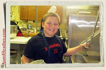 Kyle-working-Pancake-Breakfast-Aunt-Heather-Piper-2-10-13