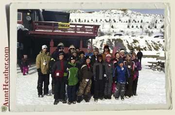 Snow Tubing Sacred Heart Saint Cecilia Youth Group 1-27-13 Aunt Heather Piper