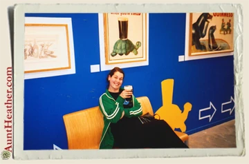 Aunt-Heather-Piper-at-Guinness-Brewery museum