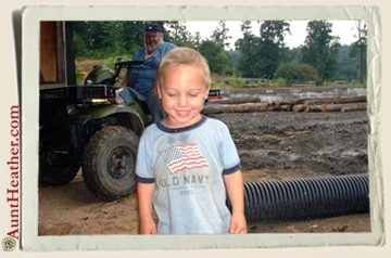 Kyle-at-Jims-sawmill-Aunt-Heather-Piper
