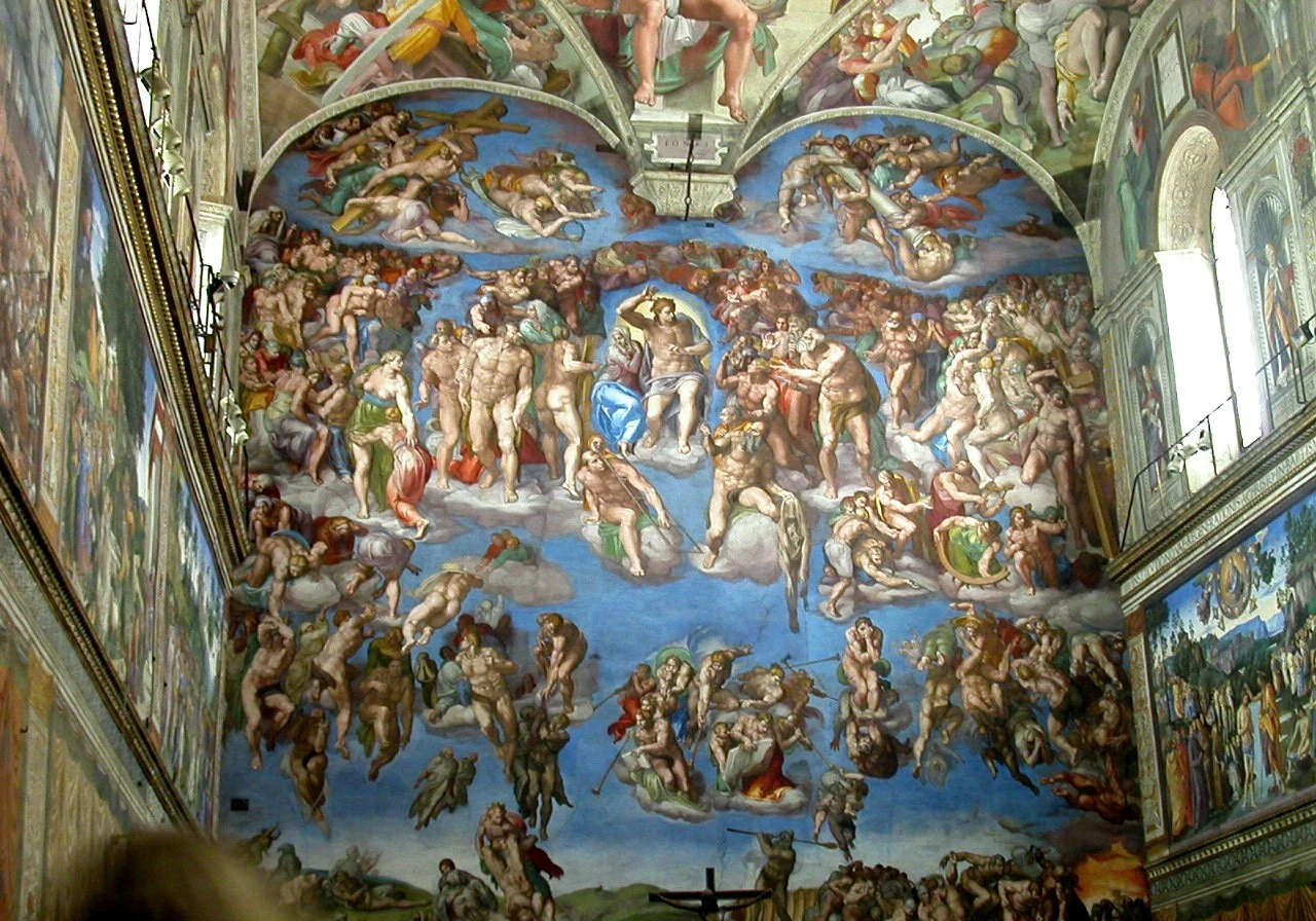 Last Judgement by Michelangelo di Lodovico Buonarroti Simoni (March 6, 1475 February 18, 1564)