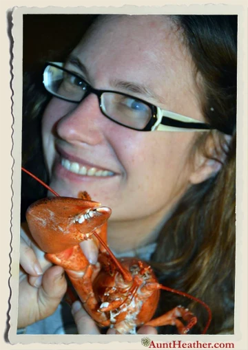 Jen-with-Lobster-Aunt-Heather-Piper