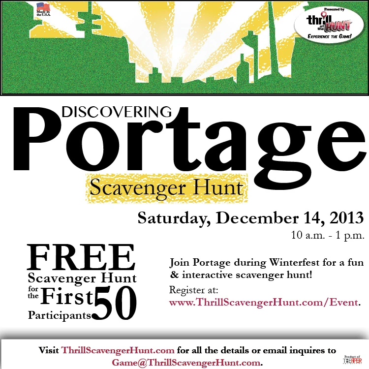 Discovering Portage Scavenger Hunt Thrill of the Hunt Aunt Heather Piper