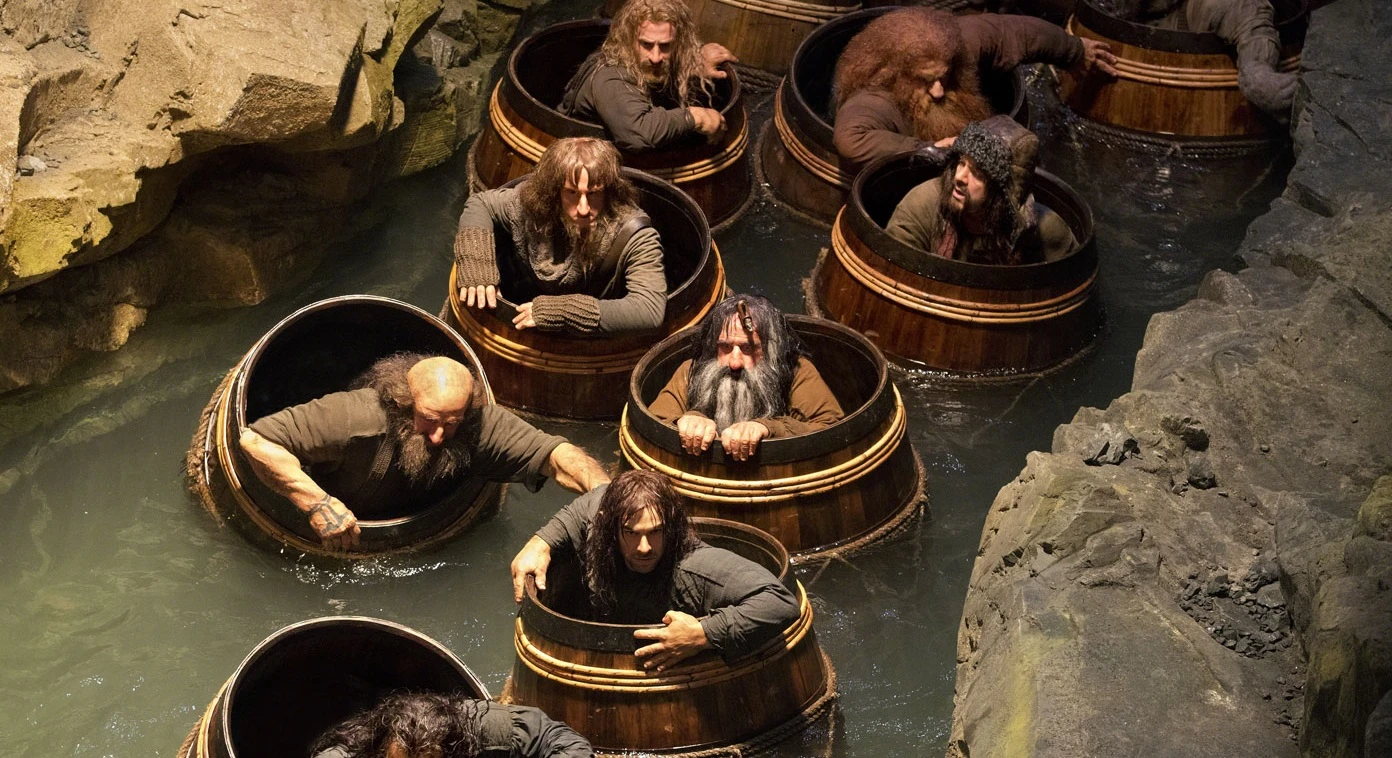 The Hobbit The Desolation of Smaug Dwarf in a Barrel