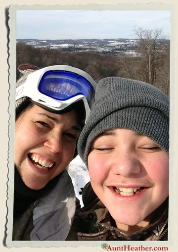 Aunt-Heather-Piper-Kyle-sled-riding-1-4-14