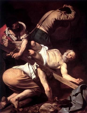 The Crucifixion of Saint Peter by Caravaggio 