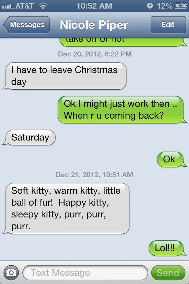 12-21-12 Soft Kitty Aunt Heather Piper