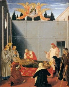 Angelico Story of St. Nicholas The Death of the Saint Aunt Heather Piper