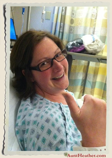 Melanie-Grimm-Thumbs-Up-Aunt-Heather-Piper