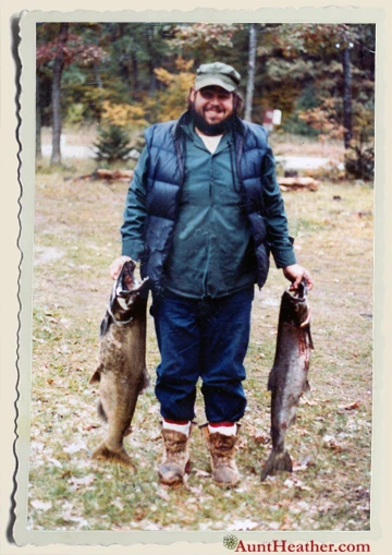 Dad-fishing-1984 Aunt Heather Piper