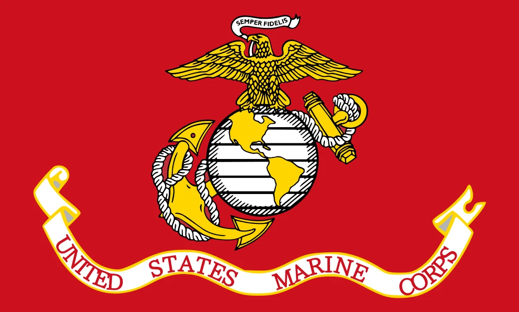 United States Marine Corps Flag Aunt Heather Piper