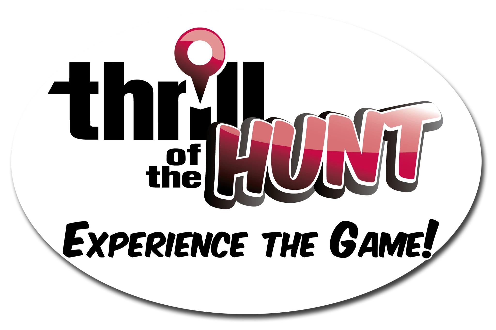 Thrill of the Hunt Scavenger Hunt Logo in bubble