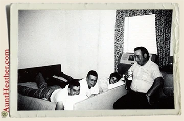 South Carolina Fort Jackson Summer 1969 Bootcamp Terry, Dad, Charlie Ferry-Pap-Aunt-Heather-Piper