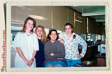 Friends-in-Art-Room-at-Greater-Latrobe-High-School-1993-94-Aunt-Heather-Piper