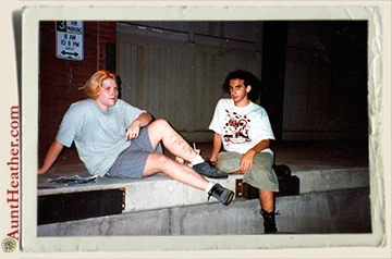 Lori-Beanner-and-Justin-Baldonieri-at-Strip-District-Pittsburgh-Pa-early-1990s-Aunt-Heather-Piper